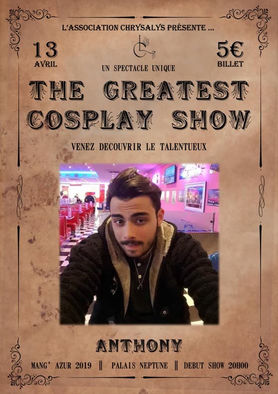 Affiche d'annonce de Anthony — The Greatest Cosplay Show (2019)
