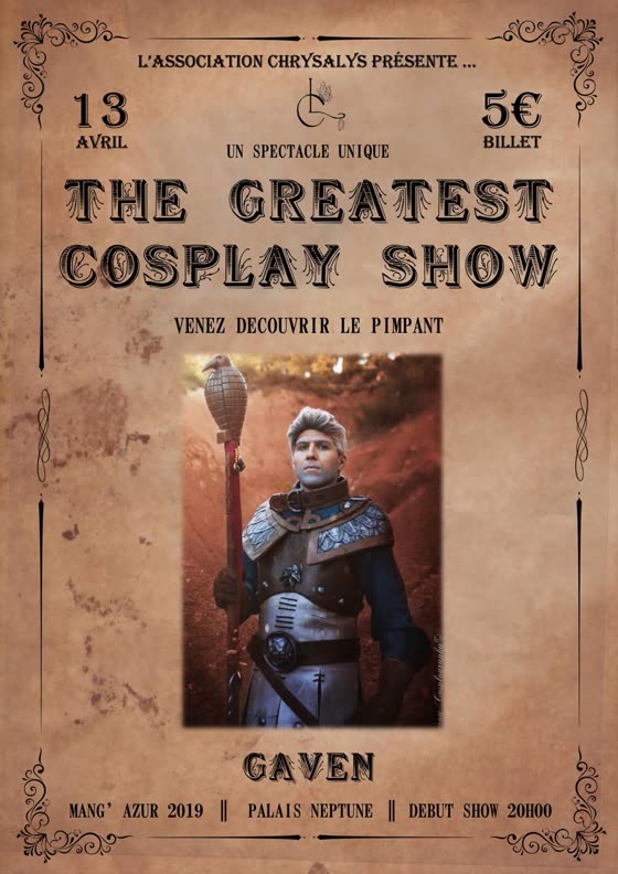 Affiche d'annonce de Gaven — The Greatest Cosplay Show (2019)