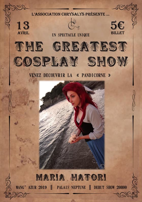 Affiche d'annonce de Maria Hatori — The Greatest Cosplay Show (2019)