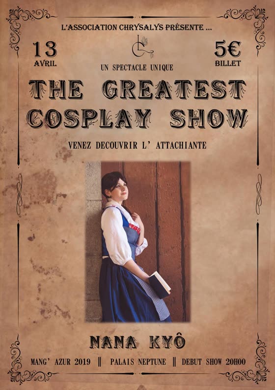 Affiche d'annonce de Nana Kyô — The Greatest Cosplay Show (2019)