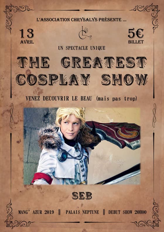 Affiche d'annonce de Seb — The Greatest Cosplay Show (2019)