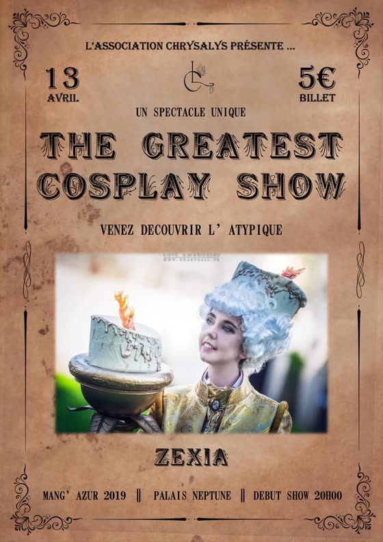 Affiche d'annonce de Zexia — The Greatest Cosplay Show (2019)