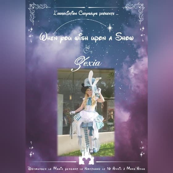 Affiche d'annonce de @zexiacosplay — When You Wish Upon a Show (2022)