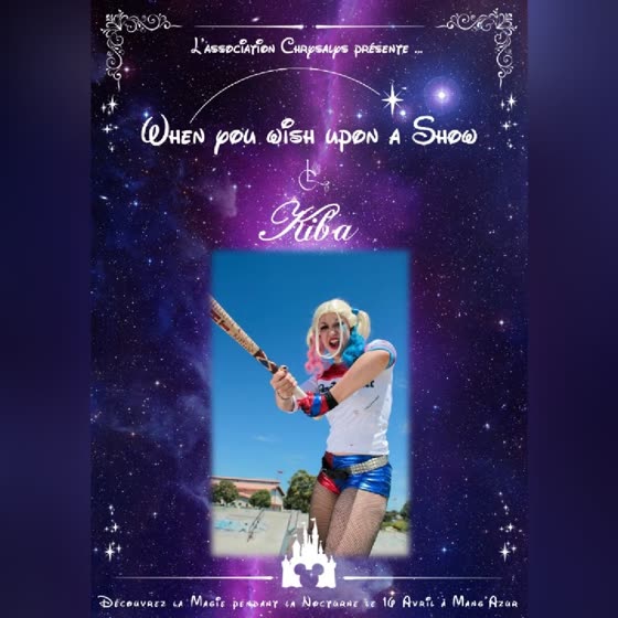 Affiche d'annonce de @paulinekiba — When You Wish Upon a Show (2022)