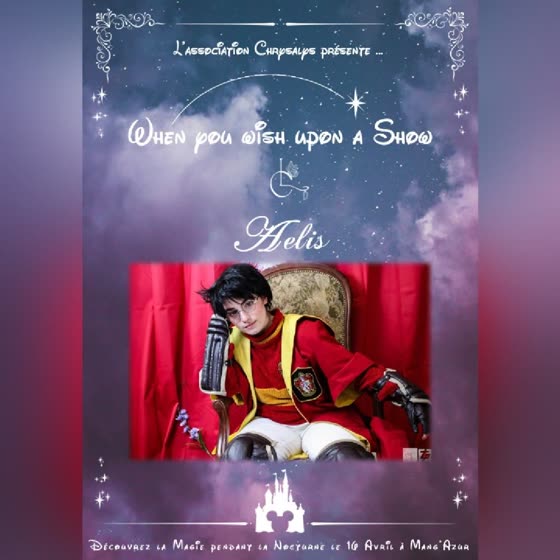 Affiche d'annonce de @aeliscosplay — When You Wish Upon a Show (2022)