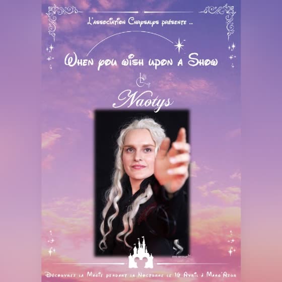 Affiche d'annonce de @naotys_cosplay — When You Wish Upon a Show (2022)