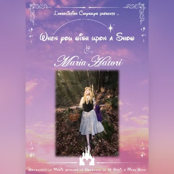 Affiche d'annonce de @maria_hatori — When You Wish Upon a Show (2022)