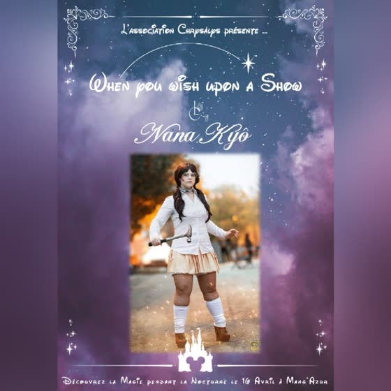 Affiche d'annonce de @nana_kyo_cosplay — When You Wish Upon a Show (2022)