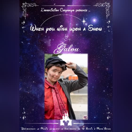 Affiche d'annonce de @galounetteyumeji — When You Wish Upon a Show (2022)
