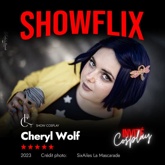 Affiche d'annonce de @cheryl_wolf__ — Showflix (2023)