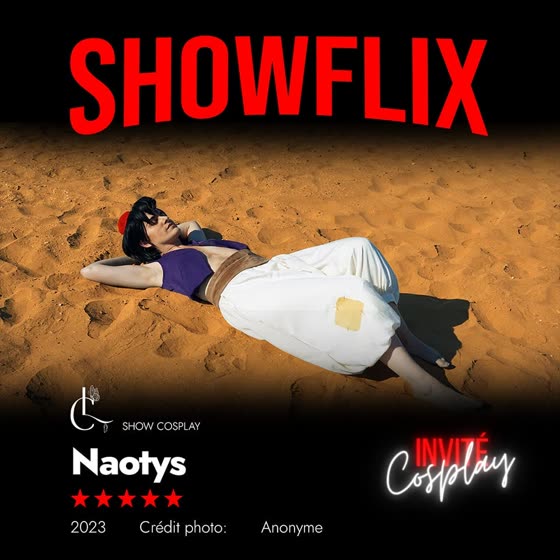 Affiche d'annonce de @naotys_cosplay — Showflix (2023)