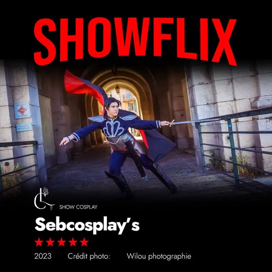 Affiche d'annonce de @sebcosplay — Showflix (2023)