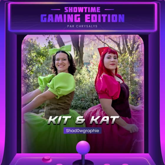 Affiche d'annonce de @kitetkatcosplay — Showtime : Gaming Edition (2024)