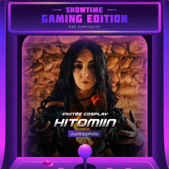Affiche d'annonce de @hitomiin_cosplay — Showtime : Gaming Edition (2024)