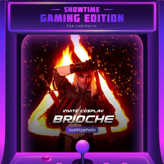 Affiche d'annonce de @brioche_cosplay — Showtime : Gaming Edition (2024)