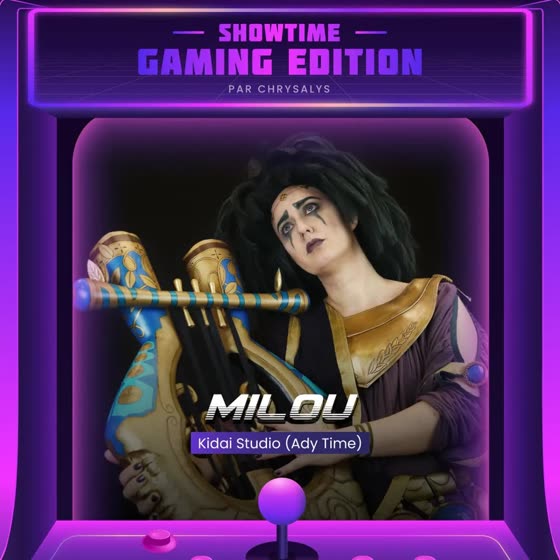 Affiche d'annonce de @milou_cosplay — Showtime : Gaming Edition (2024)