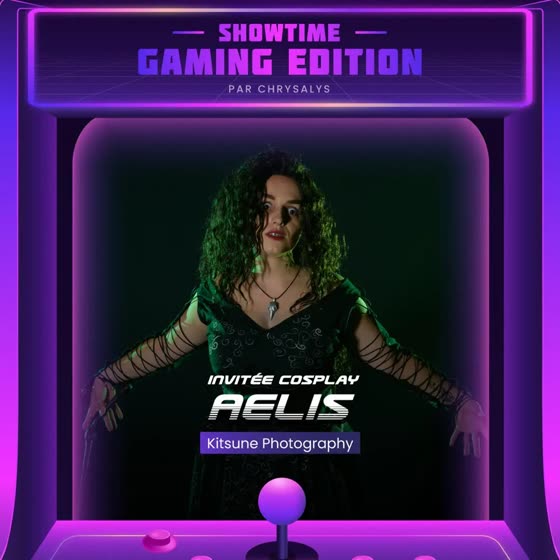 Affiche d'annonce de @aeliscosplay — Showtime : Gaming Edition (2024)