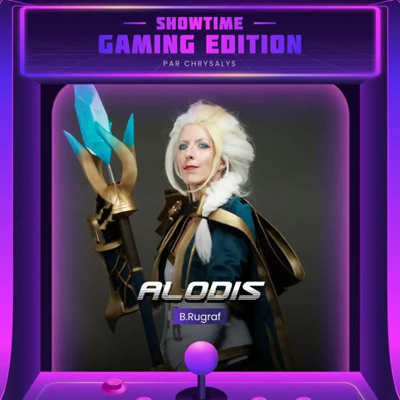 Affiche d'annonce de @alodis_cosplay — Showtime : Gaming Edition (2024)