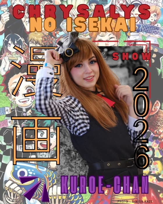 Affiche d'annonce de @kuroechancosplay — Chrysalys no Isekai (2026)