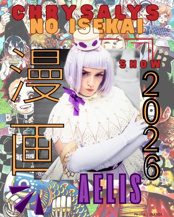 Affiche d'annonce de @aeliscosplay — Chrysalys no Isekai (2026)