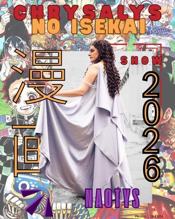 Affiche d'annonce de @naotys_cosplay — Chrysalys no Isekai (2026)