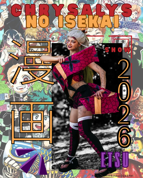 Affiche d'annonce de @_etsu_mii_cosplay — Chrysalys no Isekai (2026)