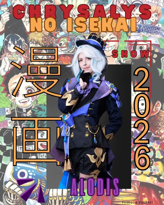 Affiche d'annonce de @alodis_cosplay — Chrysalys no Isekai (2026)